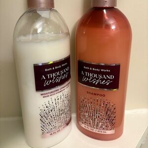 Bath and Body Works A Thousand Wishes shampoo and conditioner